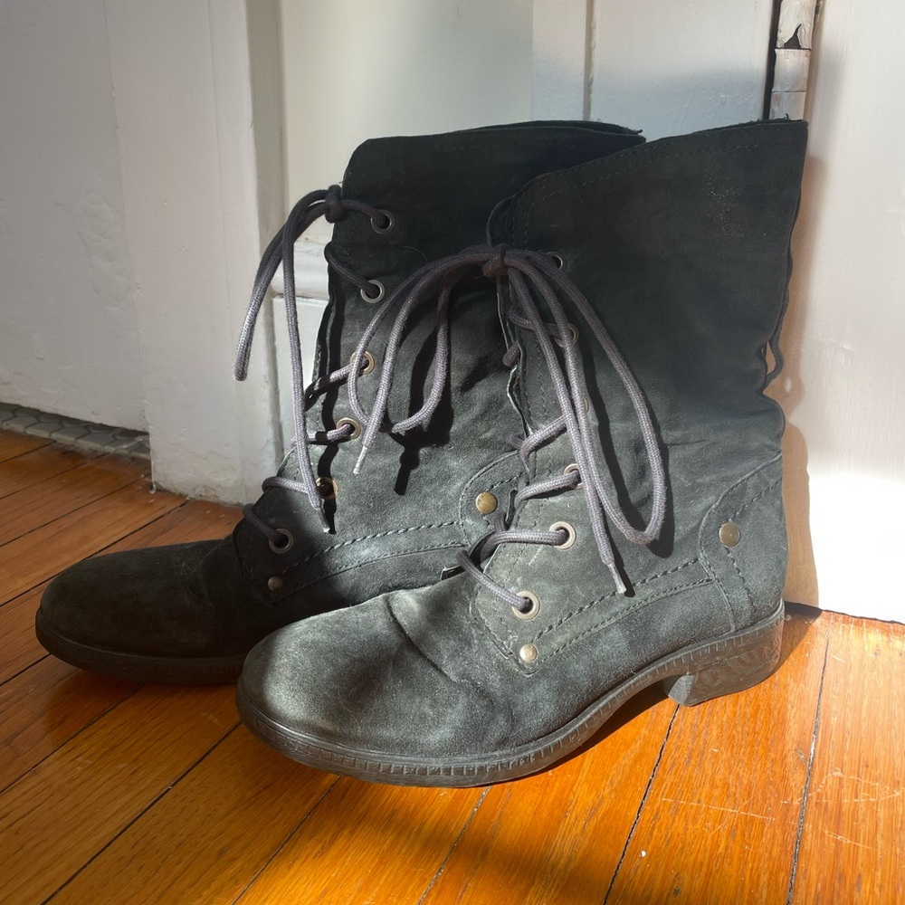 Martina Buraro Italian leather women’s suade boots